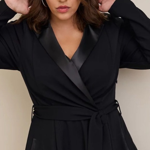 TORRID MINI TUXEDO DRESS - Picture 5 of 7